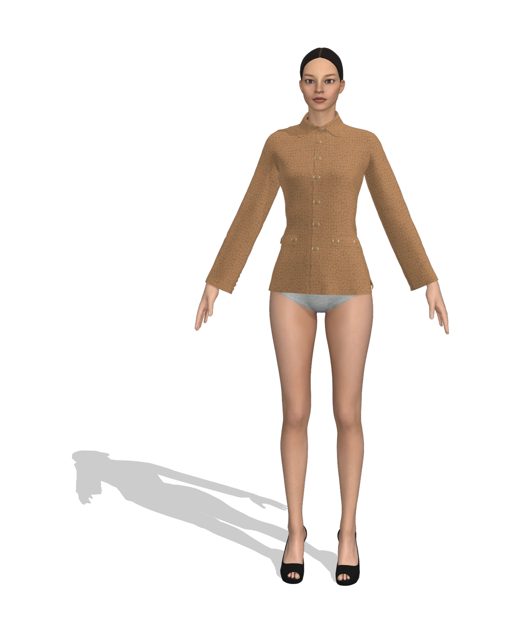 KDscion w214 full sleeve buttonup jacket